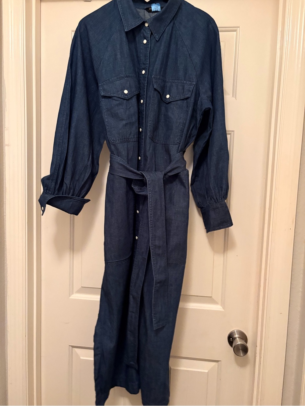 Banana Republic Blue Denim Shirt Dress